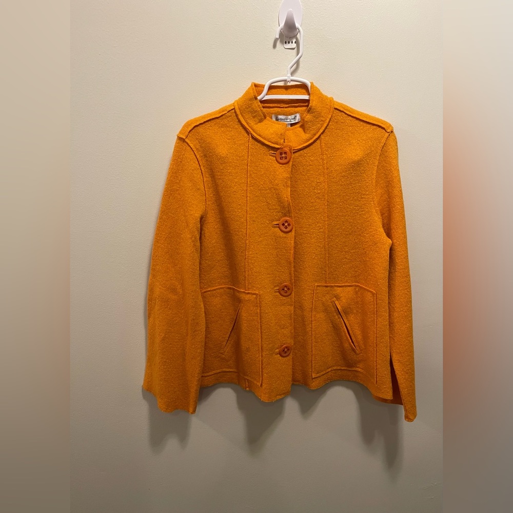 Coldwater Creek Marigold Wool-Blend Jacket Size Small
